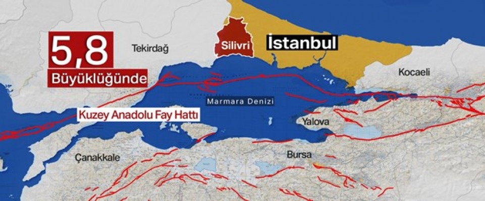 İstanbul 5.8’lik depremle sallandı