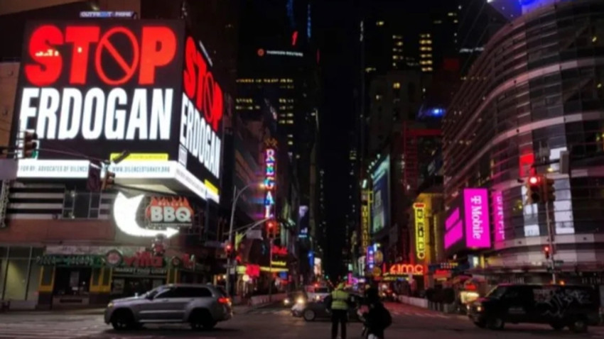 New York’taki ”Stop Erdoğan” İlanına Soruşturma!