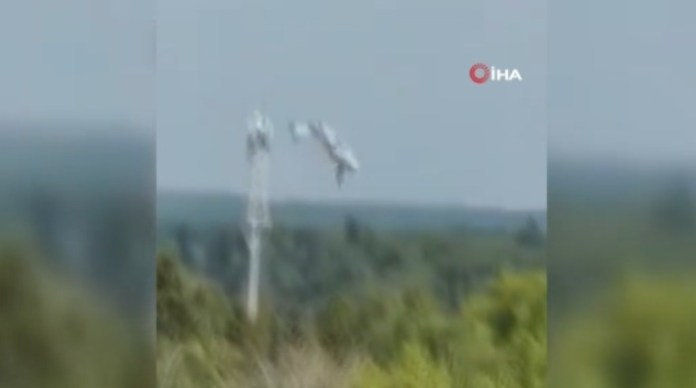 Rusya’da Askeri kargo uçağı düştü. İşte o anlar…