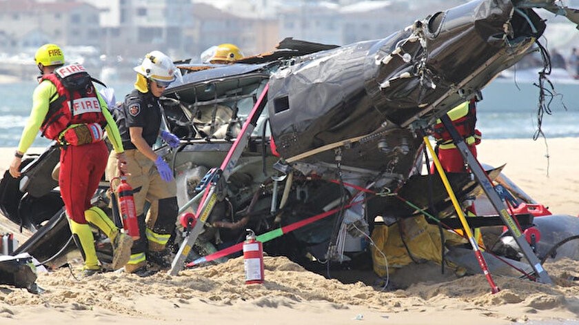 Avustralya’da iki helikopterin havada çarpıştığı kazada 4 kişi öldü