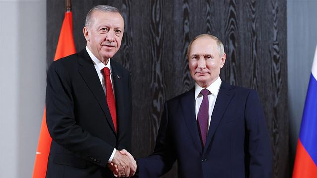 Erdoğan, Putin’le görüştü
