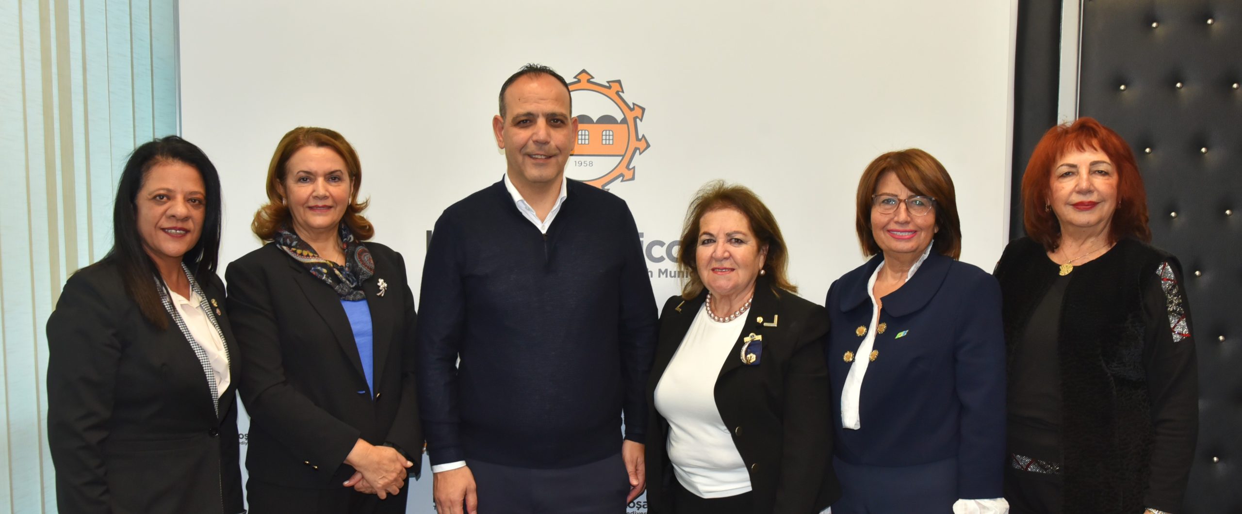 Harmancı Lefkoşa Başkent Lions Kulübü’nden bir heyeti kabul etti