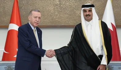 TC Cumhurbaşkanı Erdoğan, Katar Emiri Al Sani ile telefonda görüştü
